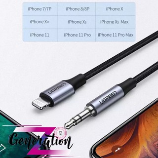 Cáp chuyển lightning ra jack 3.5mm dài 1m ugreen 70509 - chuẩn mfi