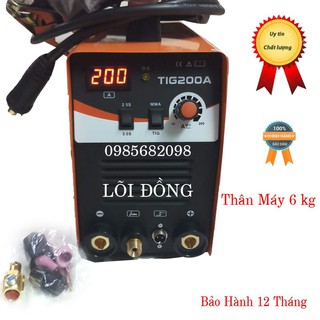 Máy hàn 200A-2 chức năng Que và TIG-dùng khí ARGON