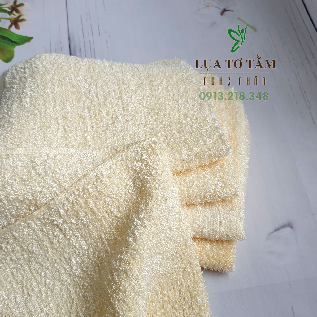 Khăn Mặt Tơ Tằm 100% nguyên chất