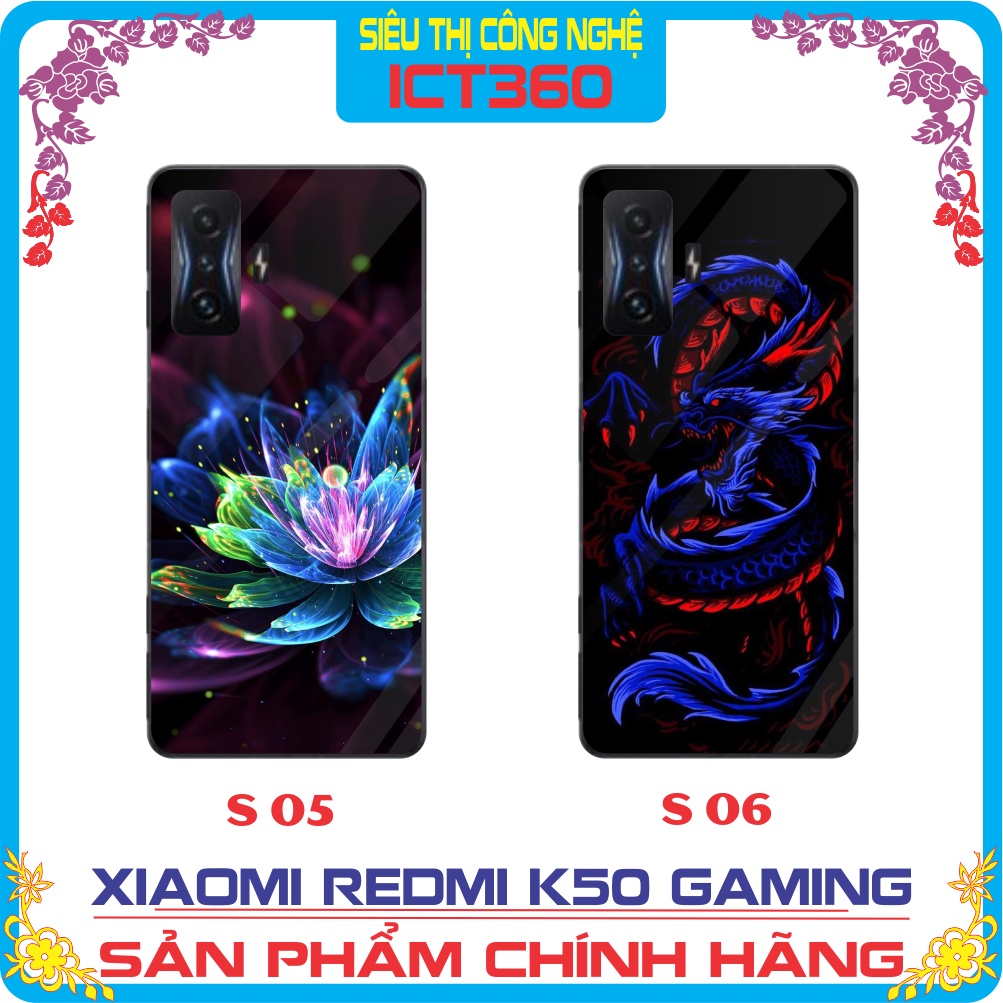 Ốp lưng kính Xiaomi Redmi K50 Gaming / Poco X4 GT- Nhận in ảnh theo yêu cầu