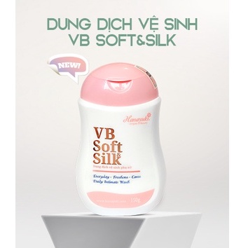 Dung dịch vệ sinh phiên bản màu hồng Hanayuki - VB Soft &amp; Silk 150g