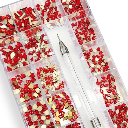 Khay Đá Nail Chân Bằng Chân Lưới Kèm Phụ Kiện Làm Móng ANGELICA KCB KCBDK