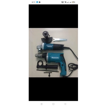 Bộ Combo Máy khoan Makita và Máy cắt cầm tay Makita