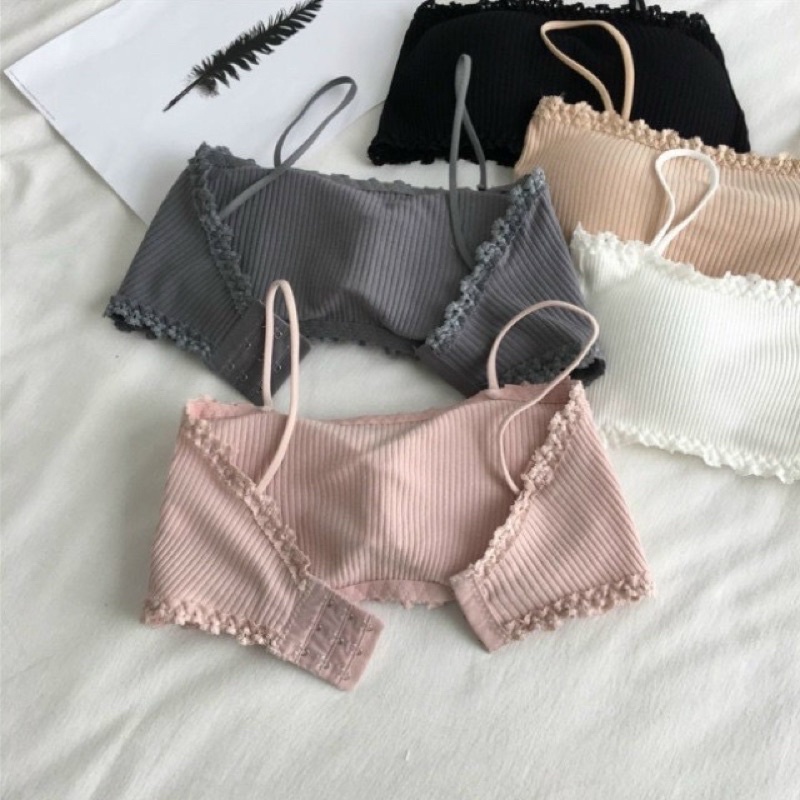 Áo bra gân tăm cài sau mã 8832 siêu đẹp