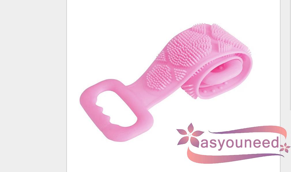 (Hàng Mới Về) Khăn Silicone Hai Mặt Tẩy Tế Bào Chết Cho Cơ Thể