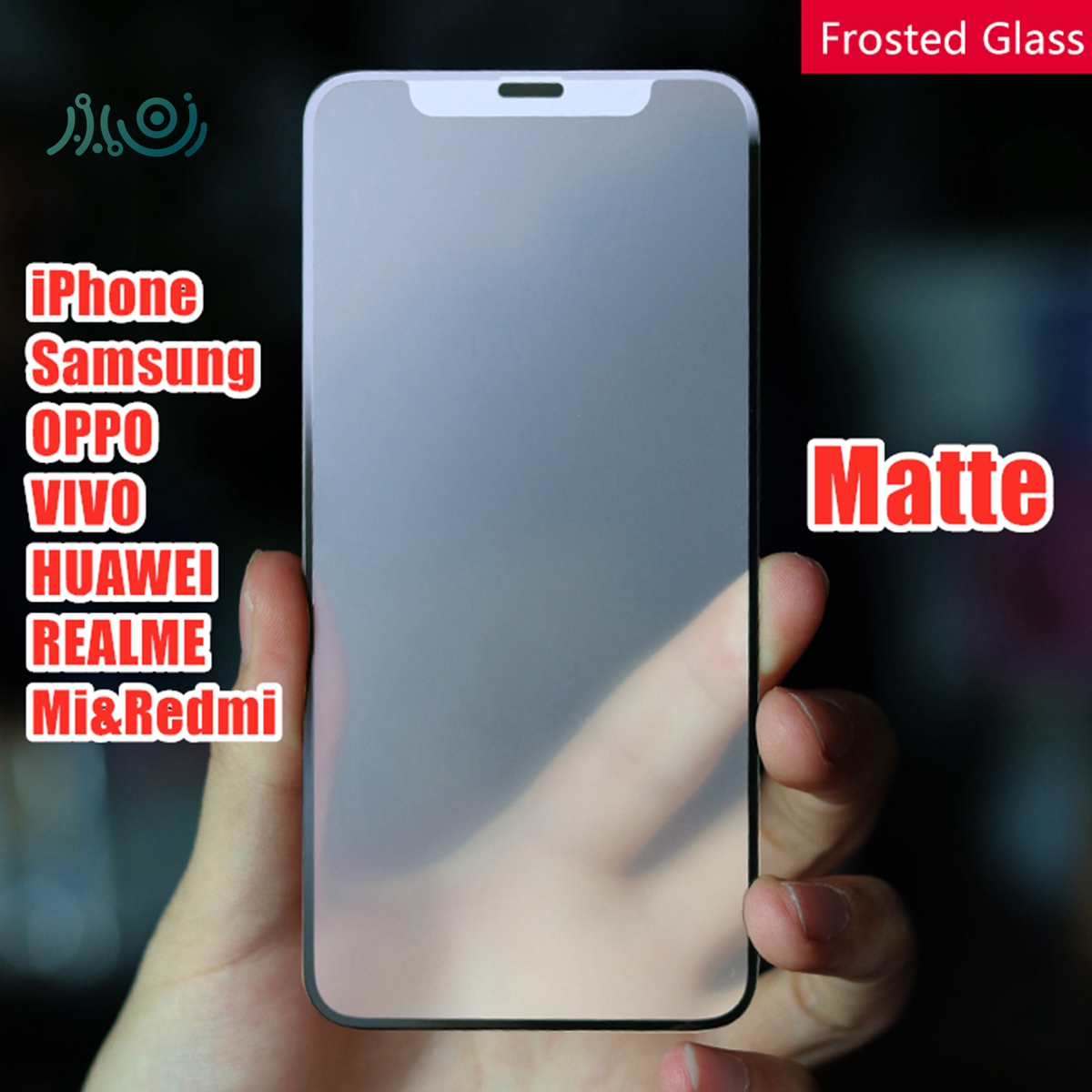 Mờ / Matte Ốp Điện Thoại Kính Cường Lực Nhám Chống Bám Vân Tay Cho Huawei P20 Pro P30 Lite Nova 7i 5t 7se Nova 3i 4e Y6 Pro Y9 Prime 2019