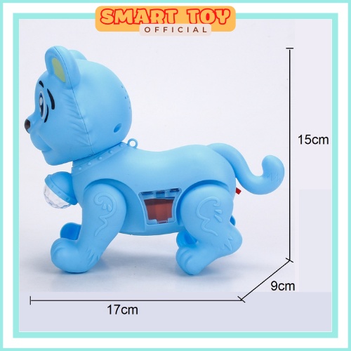 Đồ chơi con vật chó cứu hộ, rùa, sư tử chạy pin, có nhạc vui nhộn, sáng đèn kèm dây cho bé dắt đi dạo