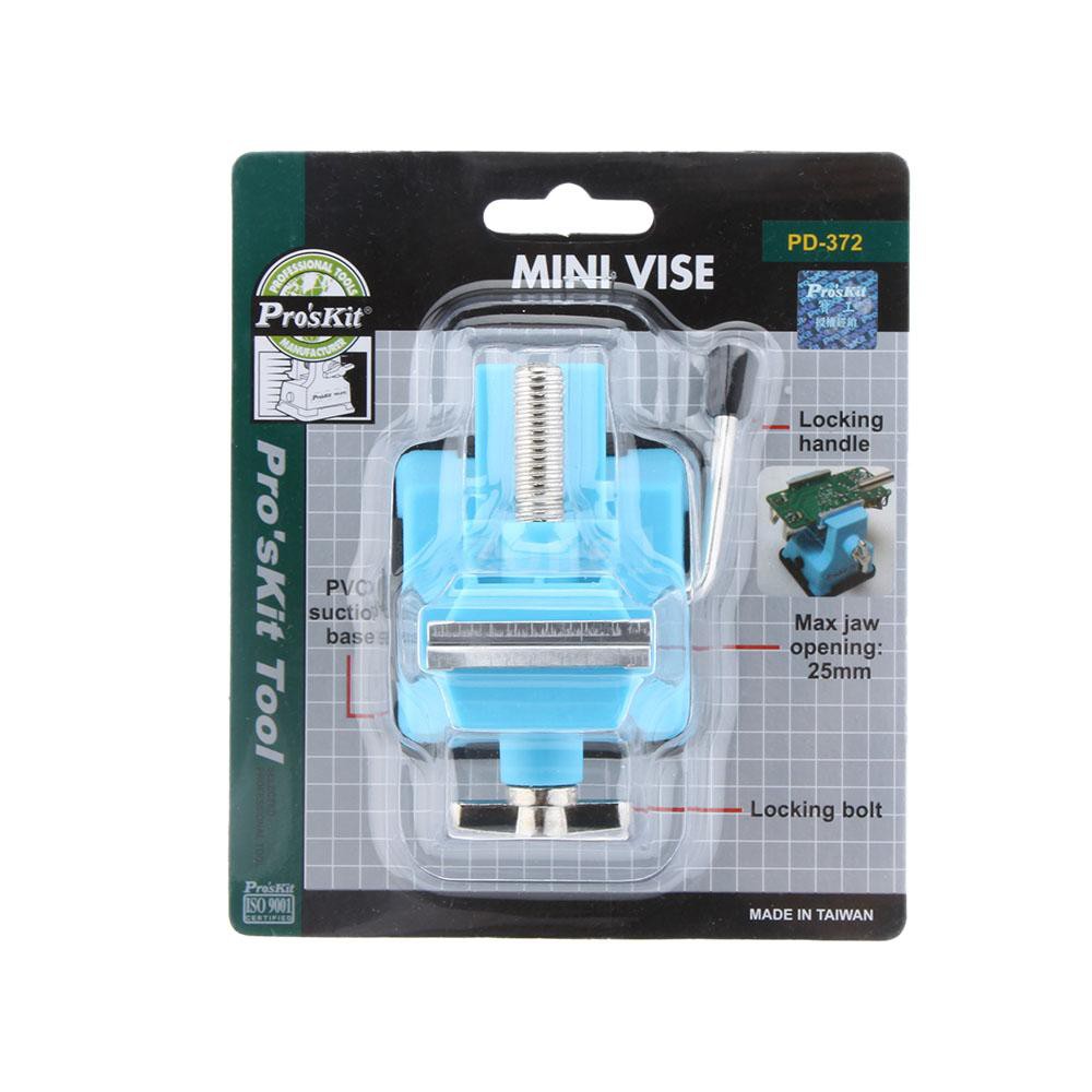 zone1 Pro'sKit PD-372 Mini Vise Bench Working Table Vice Bench for DIY Jewelry Craft Mould Fixed Repair Tool (Jaw openin