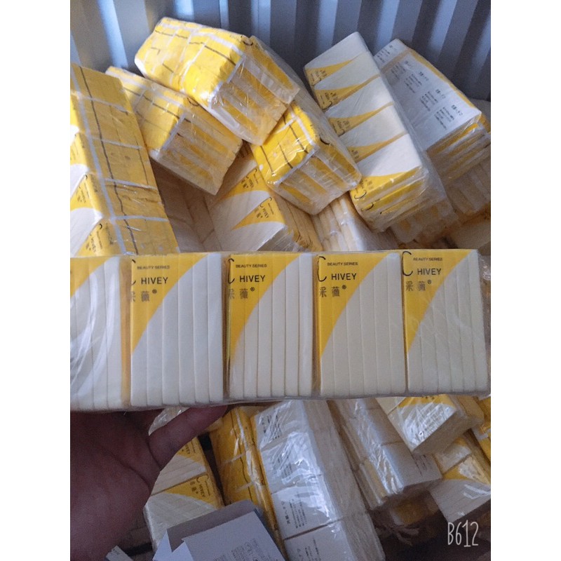 12 que bông nở rửa mặt siêu sạch