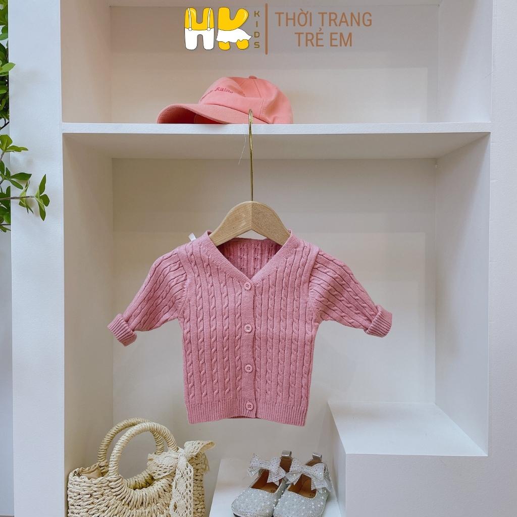 Áo len Cardigan cho bé từ 0-3 tuổi, chất len cao cấp mềm mịn lì, nhiều màu sắc cho bé trai và gái - HK KIDS (mã 0211)