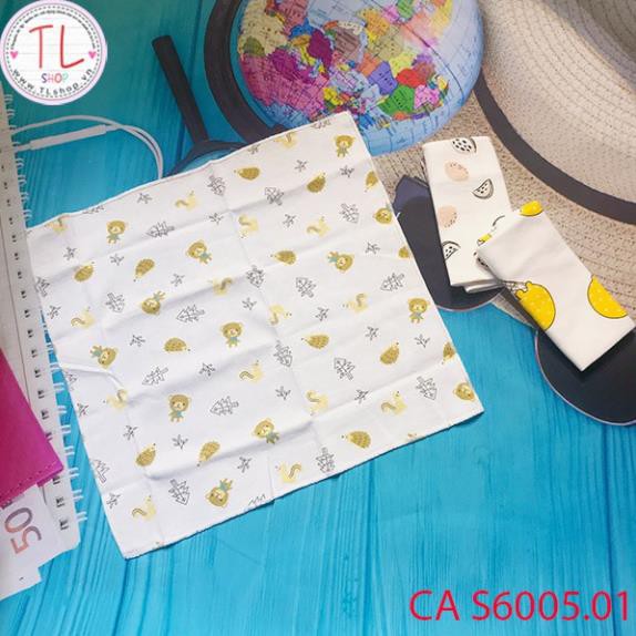 Khăn sữa cho bé - Set khăn sữa hoạt hình mềm mịn - Đồ dùng cho bé