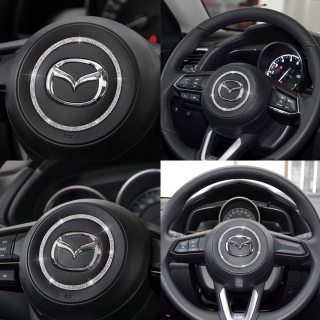 Ốp nội thất đính đá sang trọng cho xe mazda 3 cx5 cx8 PhukienxehoiTh