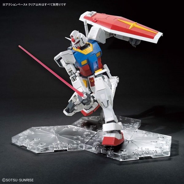 Giá trưng bày mô hình - Action Base 4 (màu Clear) - HG/RG/MG chính hãng Bandai Nhật Bản