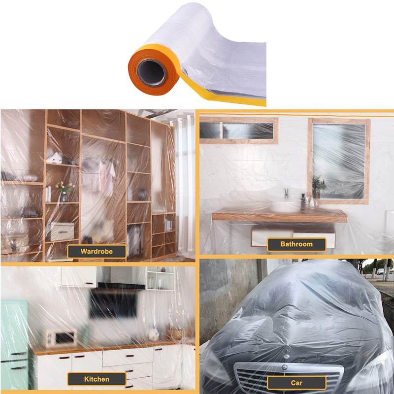 Cuộn Phim Giấy Dán Chống Rơi Đa Năng Chuyên Dụng Cho Trang Trí Nội Thất Xe Hơi