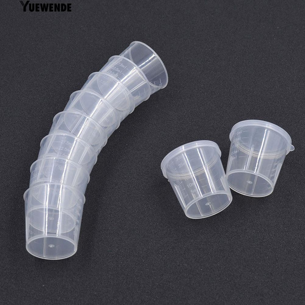 10 cốc nhựa PP dùng để đo lường tiện dụng