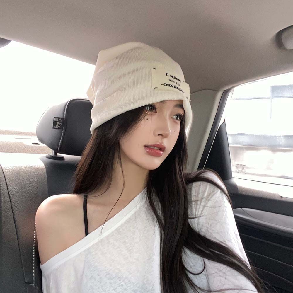 Mũ beanie dạng khăn turban thoáng khí màu trơn kẻ sọc thời trang thu đông cổ điển nhiều màu sắc cho nam và nữ