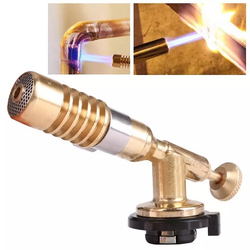[HÀNG CÓ SẴN]Đèn khò gas 1300 độ bằng đồng nguyên khối độ bền cao - đèn khò ga mini 733