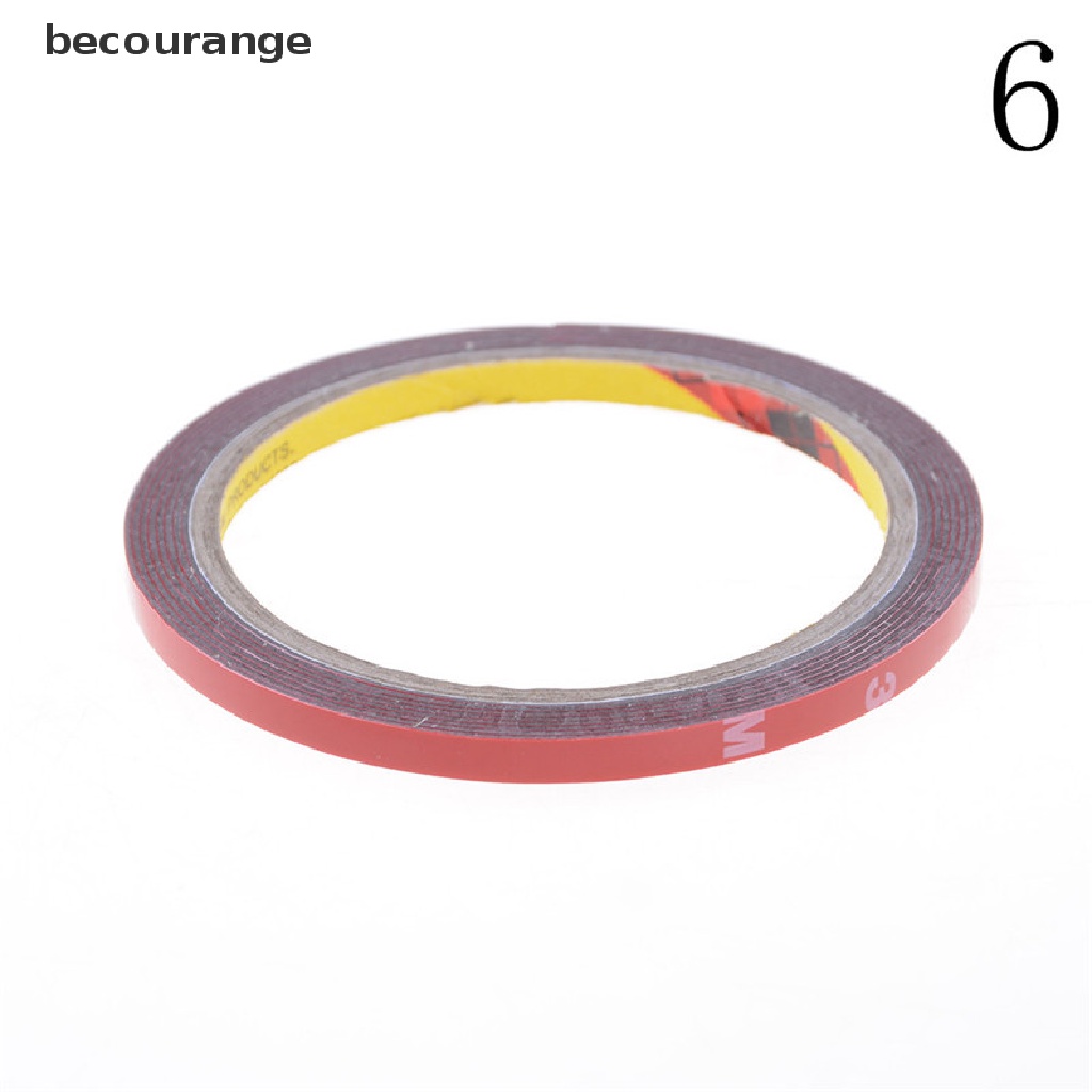 Băng keo hai mặt bằng xốp acrylic màu đỏ độ bền cao cho xe hơi xe tải