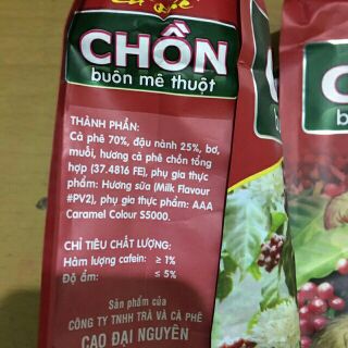 1kg cà phê Chồn bao bì màu đỏ