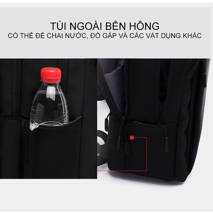 Balo Laptop Công Sở Thời Trang Cao Cấp Đựng Laptop Siêu Nhiều Ngăn, Đa Công Dụng, Dùng Đi Làm Đi Chơi & Du Lịch