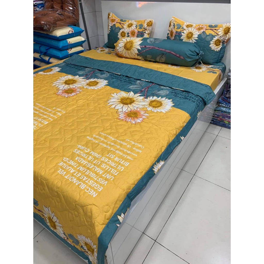[FREESHIP] SET BỘ 5 MÓN COTTON POLY-CHĂN DRAP GỐI | BigBuy360 - bigbuy360.vn