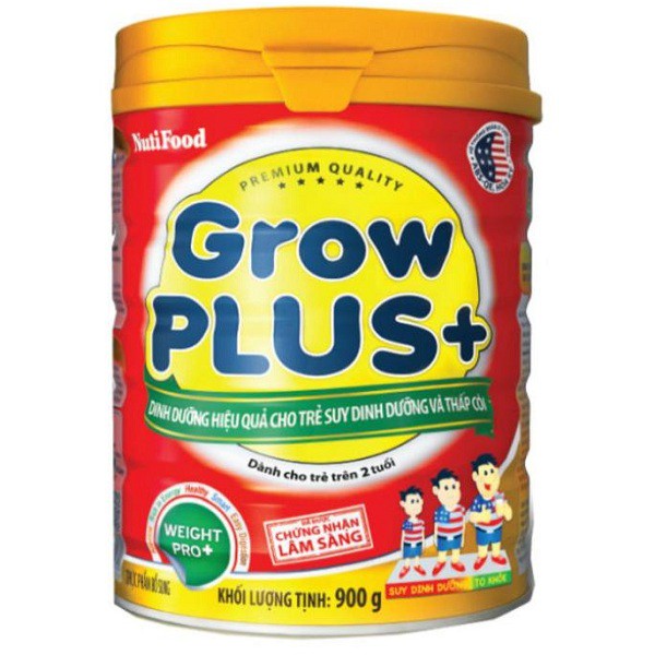 Sữa Bột NUTI GROW PLUS đỏ Lon 900g