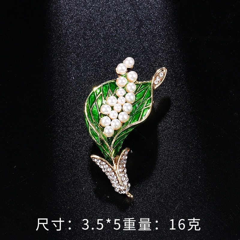 Ghim Cài Áo Hình Trái Cây Đính Đá Thời Trang Mới