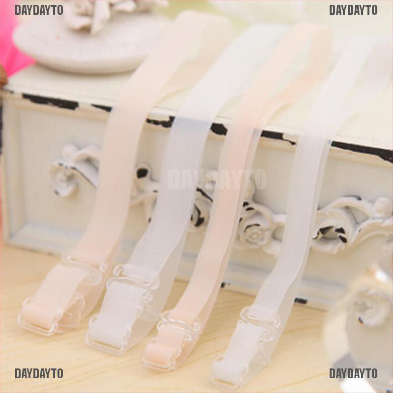 Set 2 Cặp Dây Áo Ngực Silicon Trong Suốt 1 5Cm Có Thể Điều Chỉnh