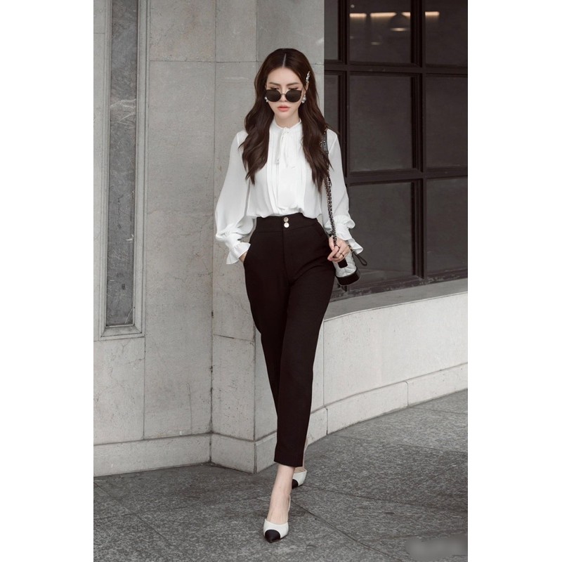 [BÁN BUÔN&amp;LẺ] Áo sơ mi xếp ly G92 CÓ BIGSIZE  kiểu dáng thanh lịch đi học hay công sở - dạo phố đều đẹp hợp thời trang