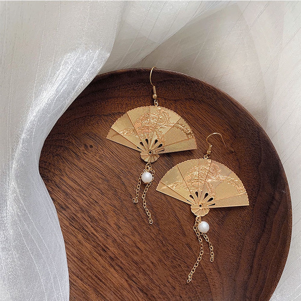 Khuyên Tai Tua Rua Phong Cách Trung Hoa Cổ Điển Dành Cho Nữ