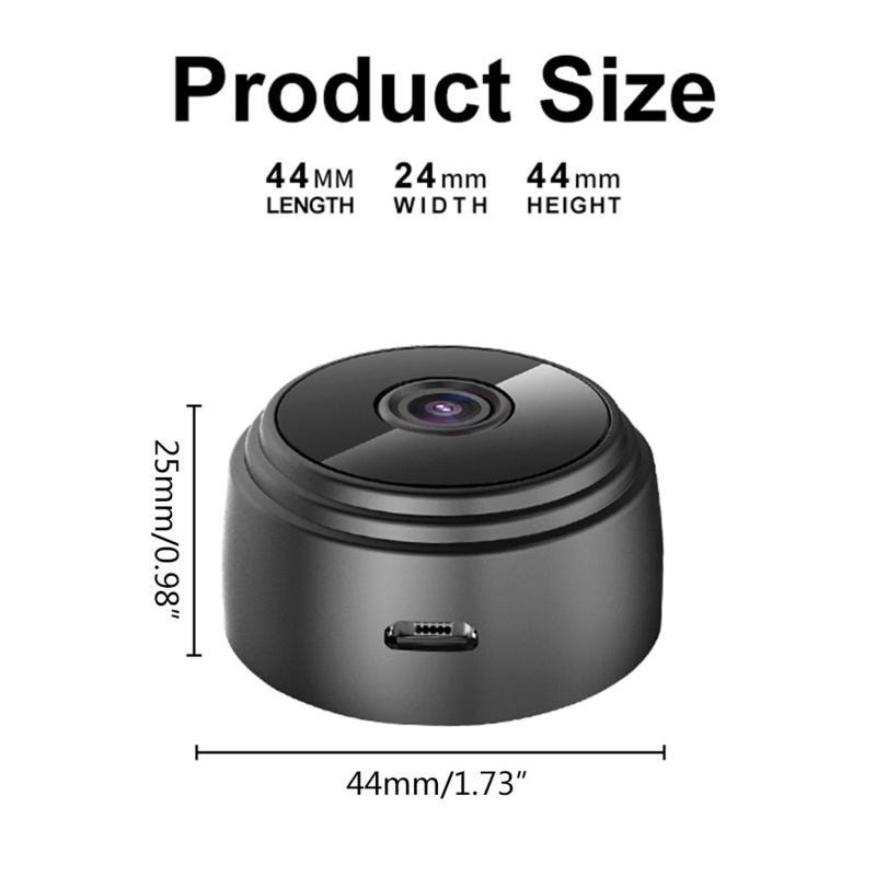 Camera Mini bonj A9 Độ Phân Giải Cao 1080P Kết Nối WiFi Không Dây Thông Minh Hỗ Trợ Quay Ban Đêm