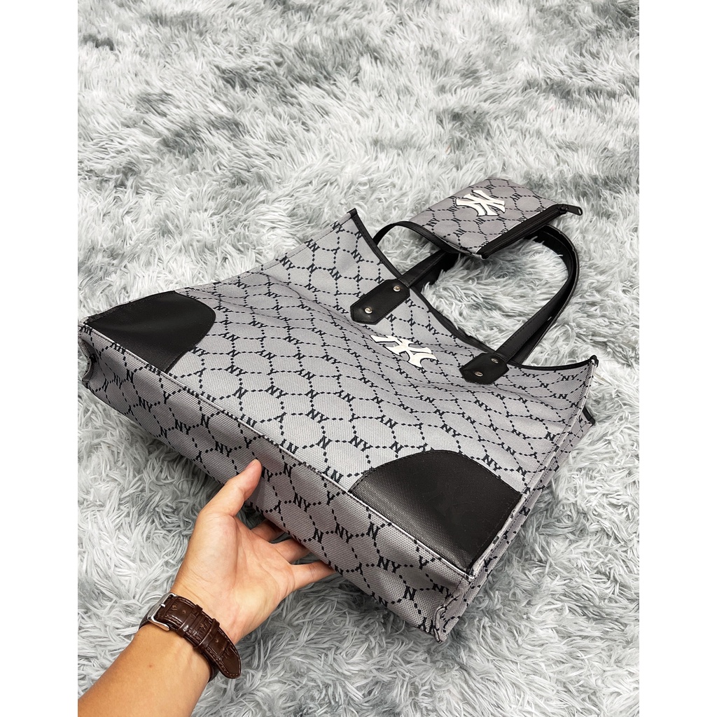 Túi Xách NY Monogram Dia Jacquard Tote ⚡️ Hàng Xuất XỊn ⚡️ Siêu Đẹp