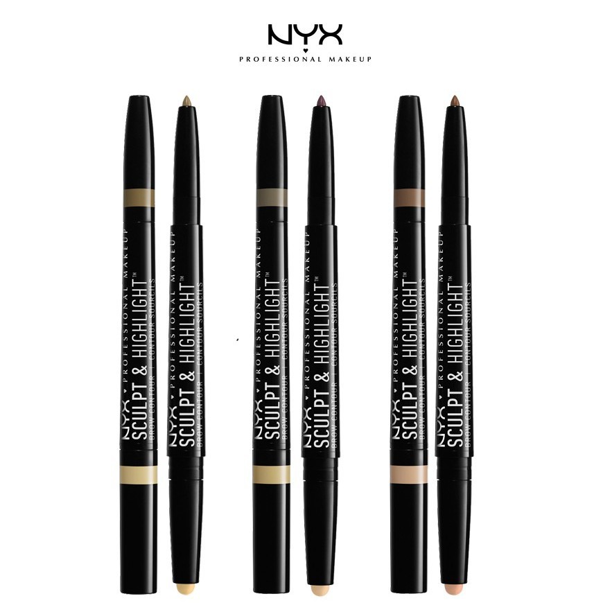 Tạo khối & chì mày NYX Sculpt & Highlight Brow Contour Blonde