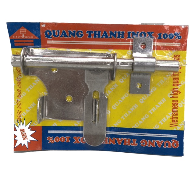 Chốt ngang khoá cửa Inox 304 KIM KHÍ ĐỨC NGUYÊN