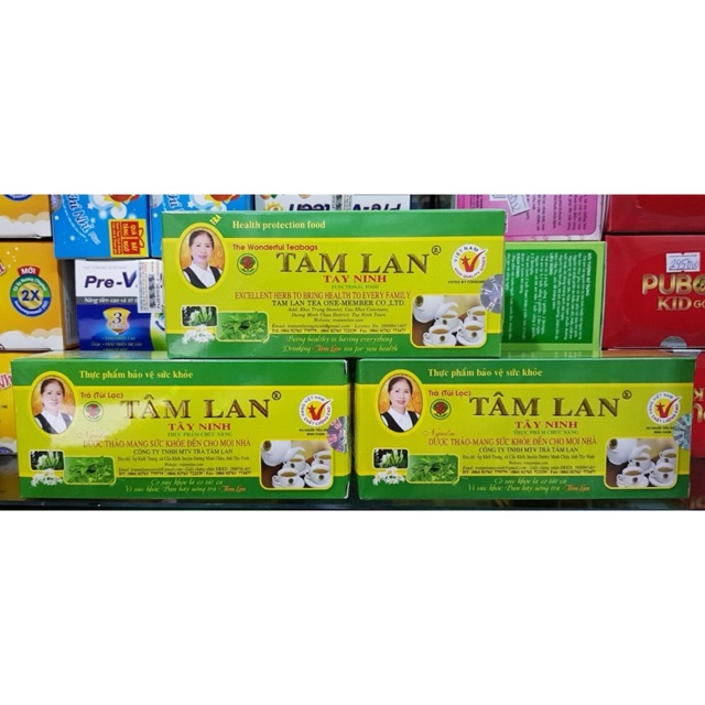 Trà túi lọc Tâm Lan Tây Ninh (hộp 30 gói)