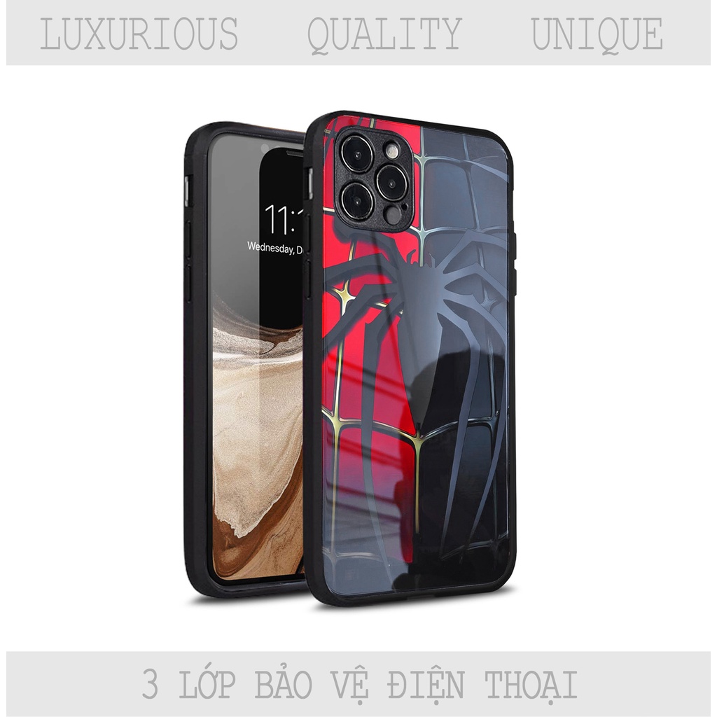 Ốp lưng iphone cao cấp người nhện cho iphone 14 13 pro max 12 pro max mini 6 s plus 7 8 plus X r s max 11 pro max Se2