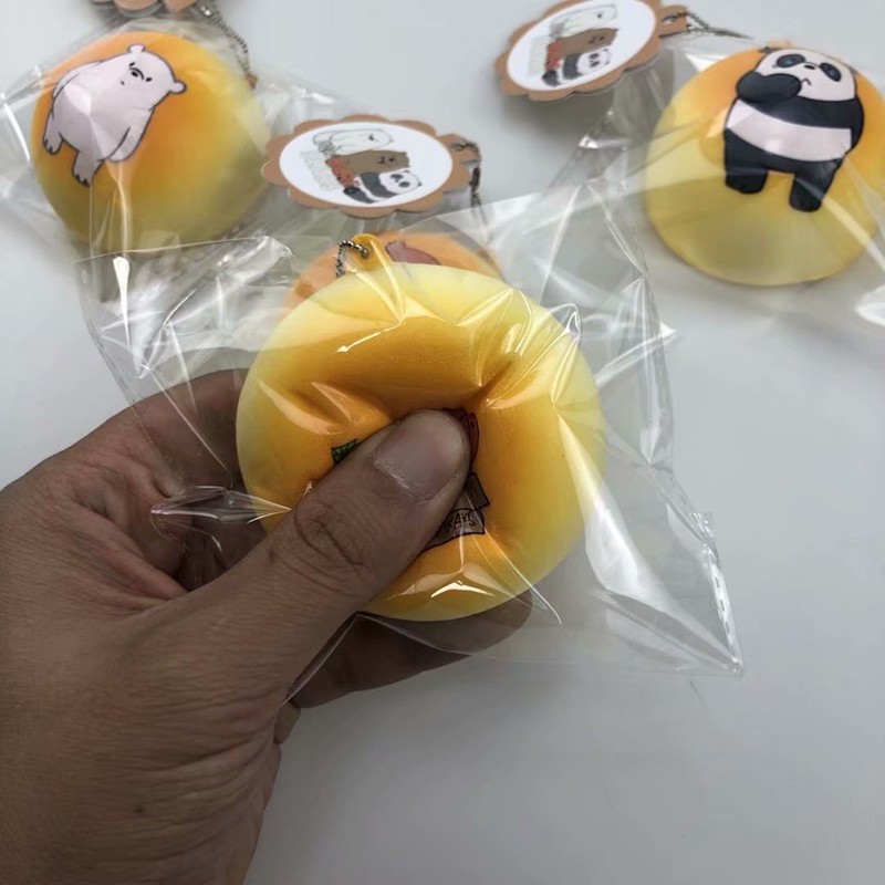 Đồ Chơi Xốp Squishy Giảm Stress Hình Gấu Dễ Thương Cho Bé