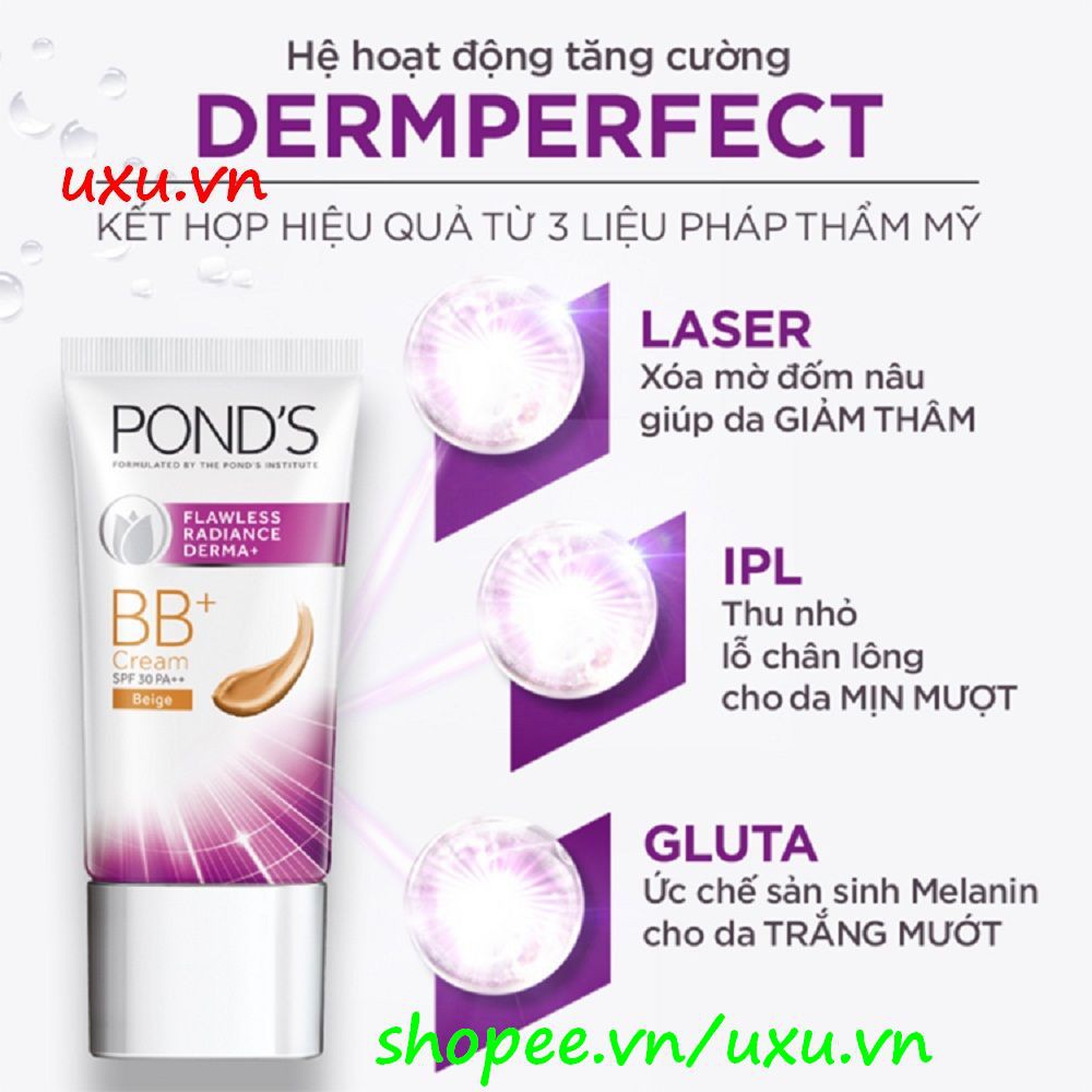 Kem Bb 25G Ponds Flawless Radiance Derma+, Với uxu.vn Tất Cả Là Chính Hãng.