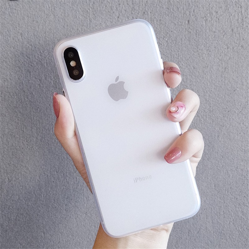 Simple transparent ultra-thin phone case for iPhone 6 6s 7 8 Plus X Xr Xs Max 11 Pro max