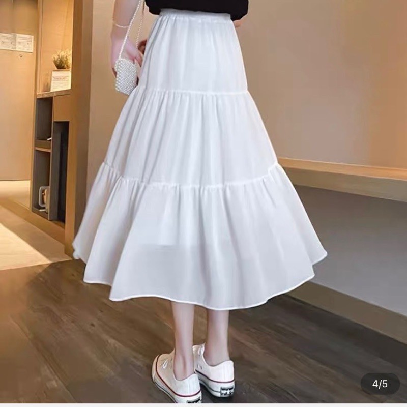 Chân váy hoa nhí xếp tầng bánh bèo Ulzzang style🌸M6652 Hàng Quảng Châu
