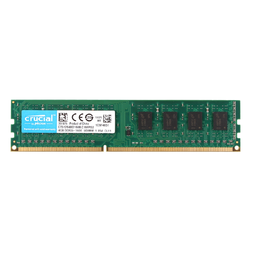 Crucial RAM DDR4 DDR3 4GB 8GB 1066MHz 1333MHz 1600MHz 2133MHz 2400MHz 2666MHz 8500-19200U RAM UDIMM Desktop Memory