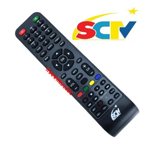 Điều Khiển Đầu Thu Truyền Hình Cáp Sctv Hd Remote Sctv