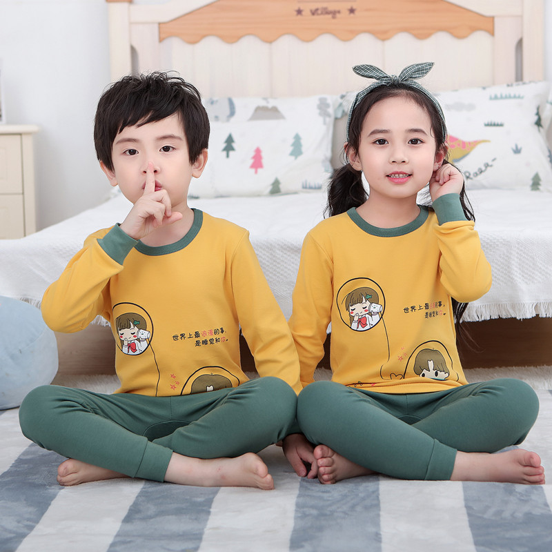 Bộ Đồ Ngủ Pijama 2 Món In Hoạt Hình Dễ Thương Cho Bé