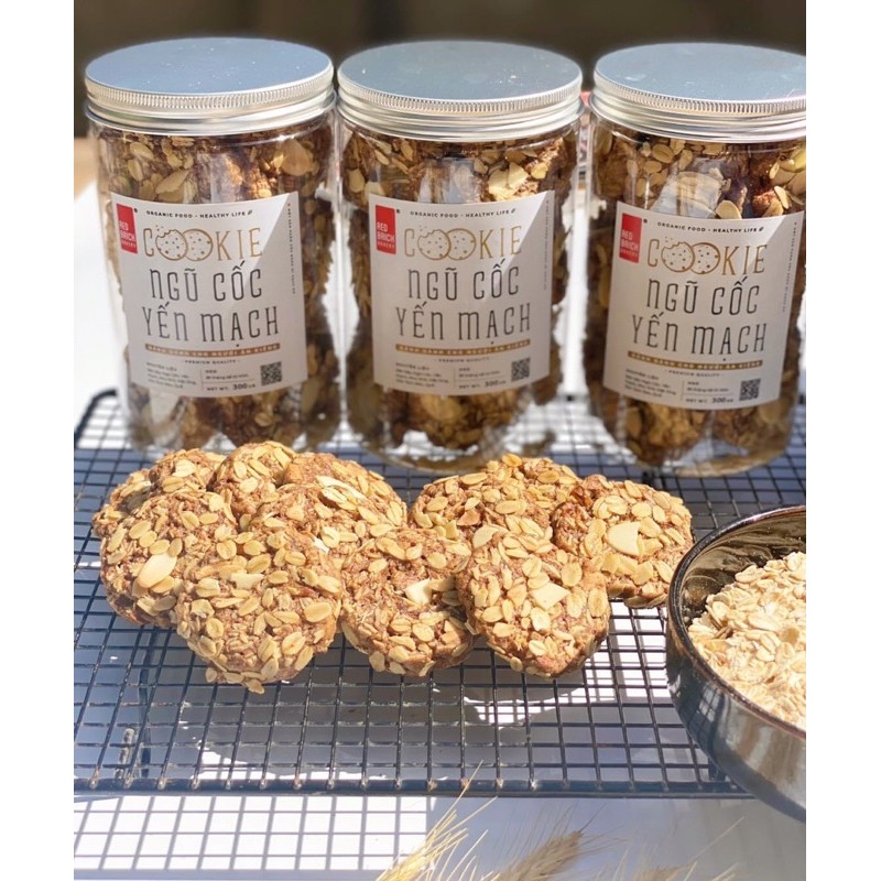 [Mã 77FMCGSALE1 giảm 10% đơn 250K] [ FREESHIP TOÀN QUỐC ĐƠN 50K ] Bánh Cookie Yến Mạch Thương Hiệu Gạch Đỏ | BigBuy360 - bigbuy360.vn