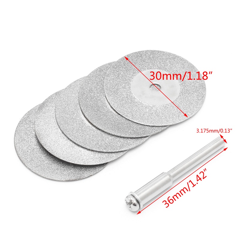 Set 5 Đĩa Cắt 16 / 18 / 20 / 25 / 30 / 35 / 40 / 50mm Cao Cấp Đa Dụng