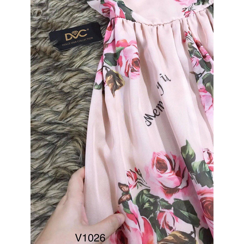 [ xả kho ] MiD Đầm hoa 2 dây V1026 Mie Design - kèm ảnh thật