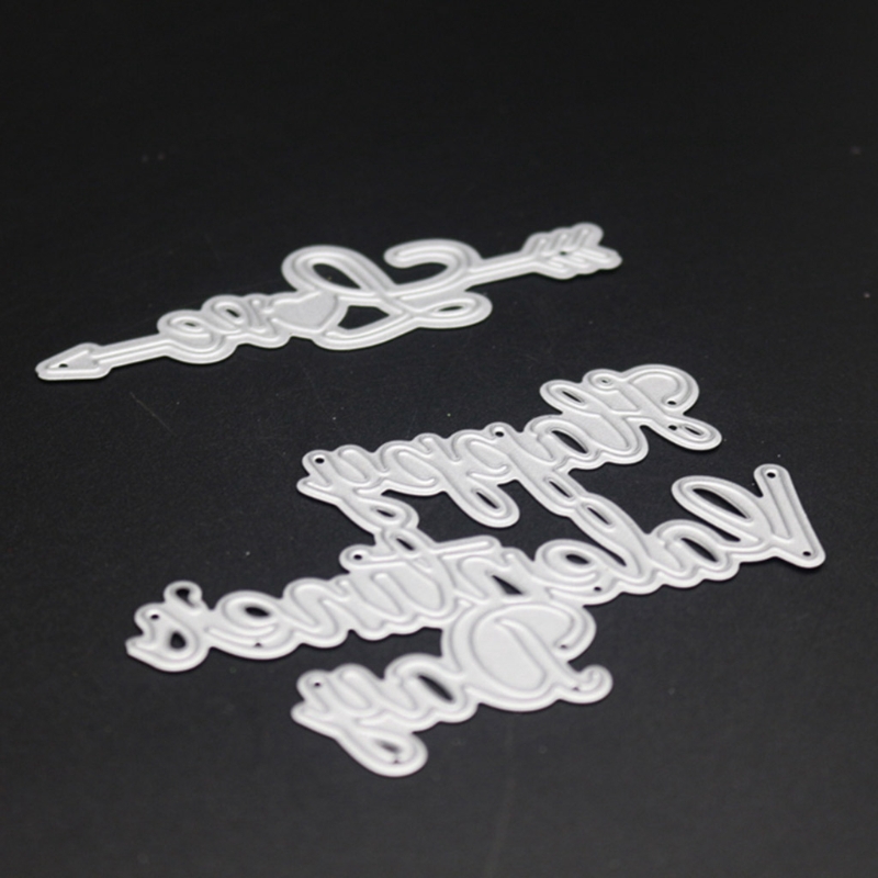 Khuôn cắt giấy kim loại hình trái tim tình yêu Valentine