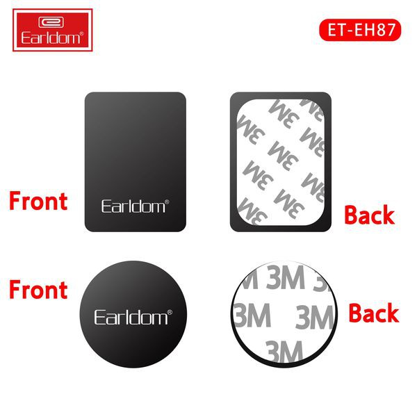 Miếng dán kim loại từ tính hút điện thoại trên xe hơi ô tô, tấm hít nam châm giá đỡ điện thoại trên xe Eh87 | BigBuy360 - bigbuy360.vn