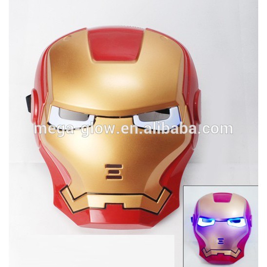 Mặt Nạ Siêu Anh Hùng Có Đèn LED , Dây đeo co dãn, Kèm theo pin, Mặ nạ trẻ em Cực Chất