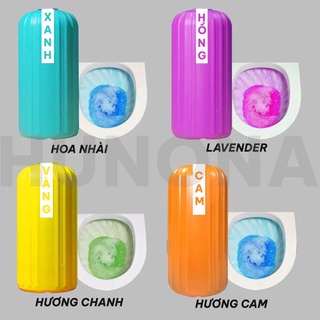 Lọ thả bồn cầu diệt khuẩn khử mùi, Thả bồn cầu sáng bóng cao cấp đủ màu